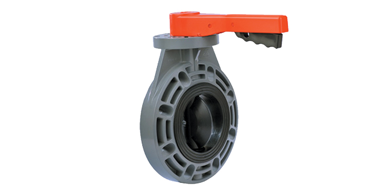 UPVC Handle Level Butterfly Valve