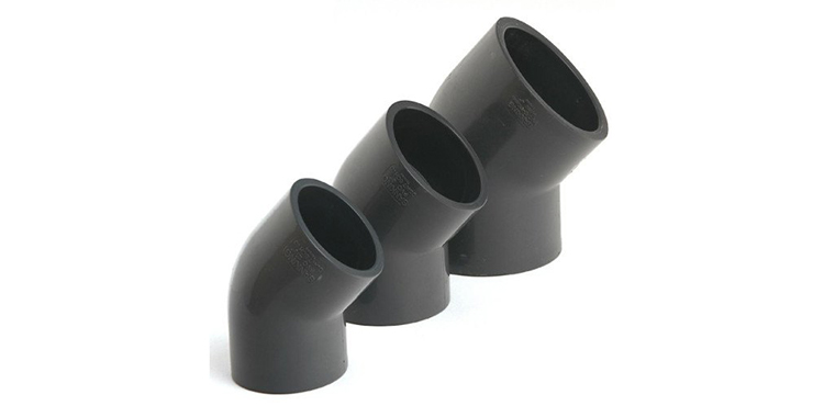 UPVC 45 Degree Elbow (SxS) ASTM SCH80/PN16