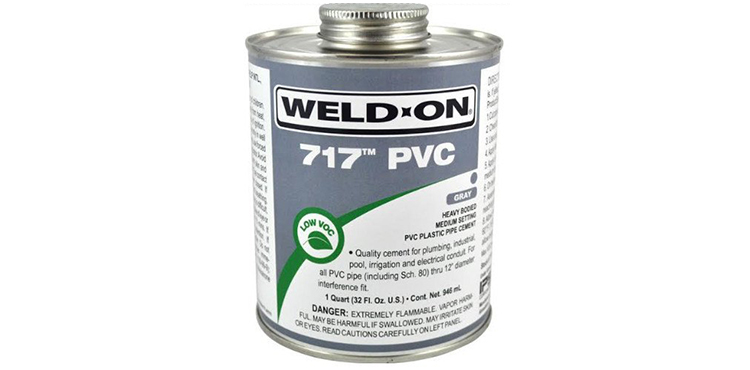 Weld On 717 PVC Adhesive Solution Weld On 717 PVC Adhesive Solution