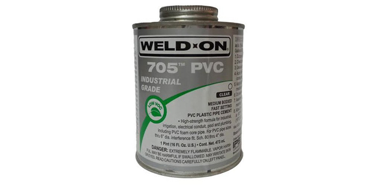 Weld On 705 PVC Adhesive Solution